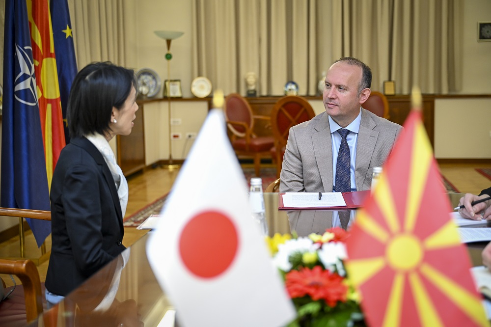 Средба на претседателот Гаши со новоименуваната амбасадорка на Јапонија, Кавахара