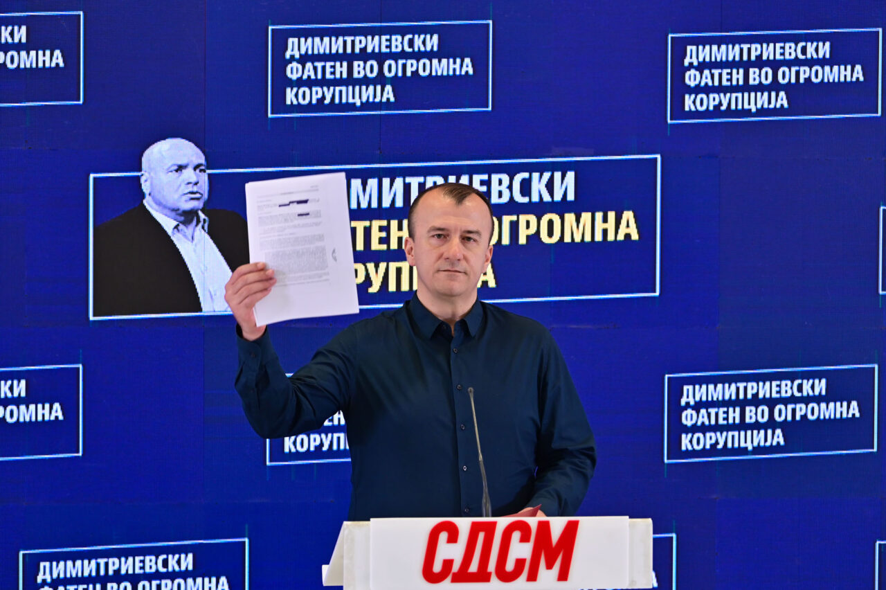 СДСМ: Документите потврдуваат голем скандал во Куманово – Димитриевски и Митевски, со поддршка на ДУИ, заработиле 350.000 евра!