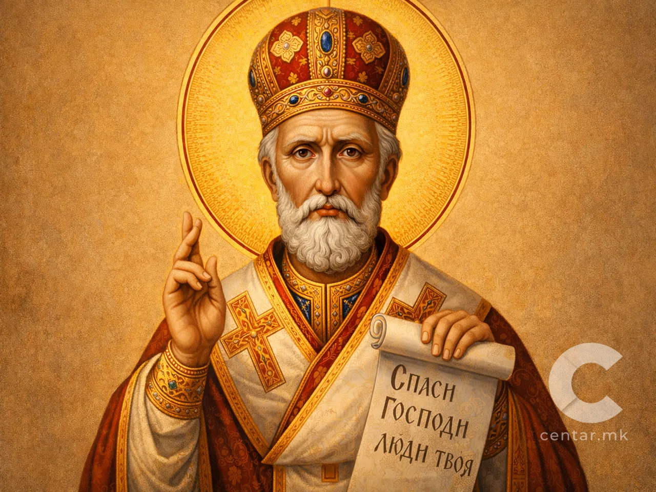 Илустративна икона на Свети Никола